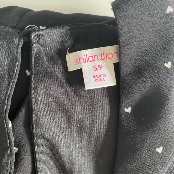 Xhiliration // Heart-Print Romper - Picture 8 of 8